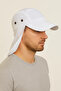 White Legionnaire Hat for Land with Uv Protection Summer Enseble and Long Visor - 4