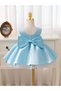 Baby Girl Seda Model Baby Blue Birthday Dress - 2