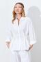 Women's Bone Waist Button Detailed Shirt