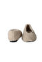 Lion Be Women's Flat Sole Ballerinas with Furry Belt Detail - 9