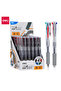 EQ182 Ball Point Pen 0.7mm Tip 36PCS, ASST. – Ideal for Office, Study, and Notes - 2