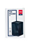 E908 Pen Holder 73×73×115mm Mesh Steel Ideal for Office Desktop – Black - 6