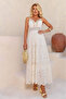 Women's Processing Embroidery Detail Strap Imported Dress Nbemp2736