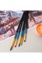 EC406 Brush Set Flat Bristle Hair – Ideal for Acrylic and Oil Painting - 4