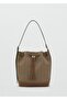 Logo Pattern Jacquard Bucket Bag - 3