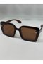 Brown Thick Frame Square Sunglasses - 3