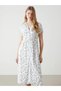 Xside Floral Women's Shirt Dress (S5) - 2
