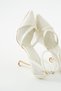 Covella Women's Mesh Heeled Shoes White - 5