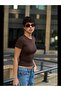 Women's Body Summer T-Shirt Brown - 8