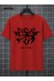 Children of Heaven Printed Cotton Unisex Redt-Shirt-Black Shorts Set - 3
