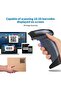 Wireless 2D QR Barcode Scanner with Stand, 3-in-1 Bluetooth & 2.4GHz Wireless & USB Wired Auto - 9