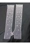Stella Big Square Stone Fingerless Gloves Baby Pink - 4