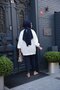 Jeans Detailed Ecru Hijab Tunic 20623E - 3