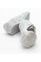25Y487 Women's Silver Stone Laced Satin Lace-Up Sneaker Shoes - 5