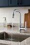 Kitchen Sink Faucet Chrome Modern 360 Degree Rotate Moving Head Princeton Body Warranty L Faucet - 4