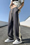 Men's Thick Stripe Casual Oversize Anthracite Sweatpants