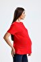 Maternity T-Shirt, Crew Neck Lycra Cotton Fabric - 6