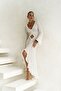 Alyona Lace Detail Beige Dress