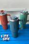 Quencher Cup 1200 ml Stainless Steel Thermos with Straw/Comfortable Drinking Handle -Ffvgn0581200Ml - 4