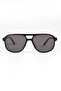Vivaviss Fer 1111-60 Unisex Sunglasses Black Frame Smoked Glass