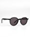 Vivaviss Luna 520-47 Unisex Sunglasses Black Matte Frame Black Glass - 2