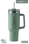 Quencher Cup 1200 ml Stainless Steel Thermos with Straw/Comfortable Drinking Handle -Ffvgn0581200Ml