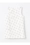 Lcw Kids Ecru Crew Neck Girl's Tank Top 2-Piece - 4
