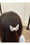 Pompom Themed Wing Figured Children's Hair Clip – Cute Teddy Bear Design (8137) - 2