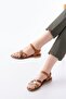 205-093 Taba Garni Genuine Leather Orthopedic Sole Women's Sandals