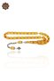 Yellow Capsule Cut Silver Tassel Fire Amber Prayer Beads 201024365