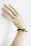 Smoked Colored Elevator Gold Zircon Stone Evil Eye Bracelet, Gift Bracelet - 3