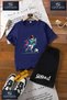 Children's Unisex “Football Child Number 24“ Custom Printed Crew Neck T-Shirt - Shorts Set