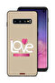 غطاء حماية لهاتف Samsung Galaxy S10 بتصميم Love Art