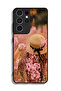 Samsung Galaxy S21 Ultra 5G Protective Case Cover Hat Girl In Flowers - 3