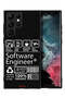 غطاء حماية لهاتف Samsung Galaxy S22 Ultra 5G، ملصق مهندس برمجيات - 2