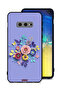 غطاء حماية لهاتف Samsung Galaxy S10e برسومات زهور فنية