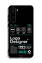 غطاء حماية لهاتف Samsung Galaxy S23 Plus 5G، ملصق مصمم بشعار - 3