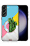 Samsung Galaxy S21 5G Protective Case Cover Leaves Abstract Pattern - 2