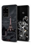 Samsung Galaxy S20 Ultra Protective Case Cover Eiffel Tower In Night