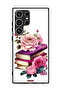 Samsung Galaxy S24 Ultra 5G Protective Case Cover Roses And Books