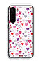 Samsung Galaxy S23 5G Protective Case Cover Hearts Doodle - 3