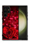 Samsung Galaxy S23 Ultra 5G Protective Case Cover Heart Flowers Abstract Art - 2