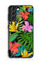 Samsung Galaxy S21 Plus 5G Protective Case Cover Pattern Tropical Flowers Leaves - 3