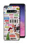غطاء حماية لهاتف Samsung Galaxy S10 مع ملصقات أصلية