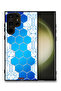 Samsung Galaxy S23 Ultra 5G Protective Case Cover Honeycomb Hexagon Icon Networks - 2