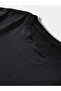 Unisex Cotton Black Crew Neck Comfortable T-Shirt / Shorts Set "Beach" Printed - 7