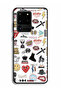 Samsung Galaxy S20 Ultra Protective Case Cover No Bad Vibes Stickers - 2