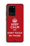 Samsung Galaxy S20 Ultra Protective Case Cover Keep Calm And Dont Touch My Phone - 2