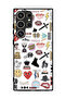 Samsung Galaxy S24 Ultra 5G Protective Case Cover No Bad Vibes Stickers
