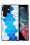 Samsung Galaxy S22 Ultra 5G Protective Case Cover Honeycomb Hexagon Icon Networks - 2